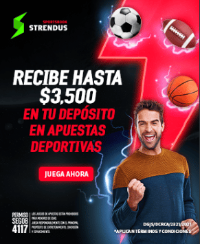 Código promocional Strendus MAX*** 2025: Llévate hasta $100,000 MXN en tu primer depósito de casino